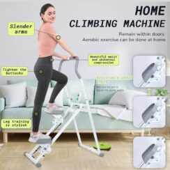 Home Climbing Machine | Full Body Stepper | Foldable Fitness Exercise Machine for Home Gym